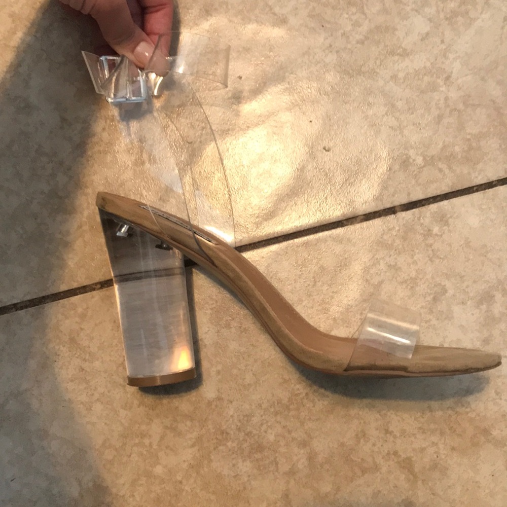 Steve Madden “clearer” heels